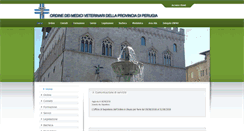 Desktop Screenshot of ordineveterinari.pg.it